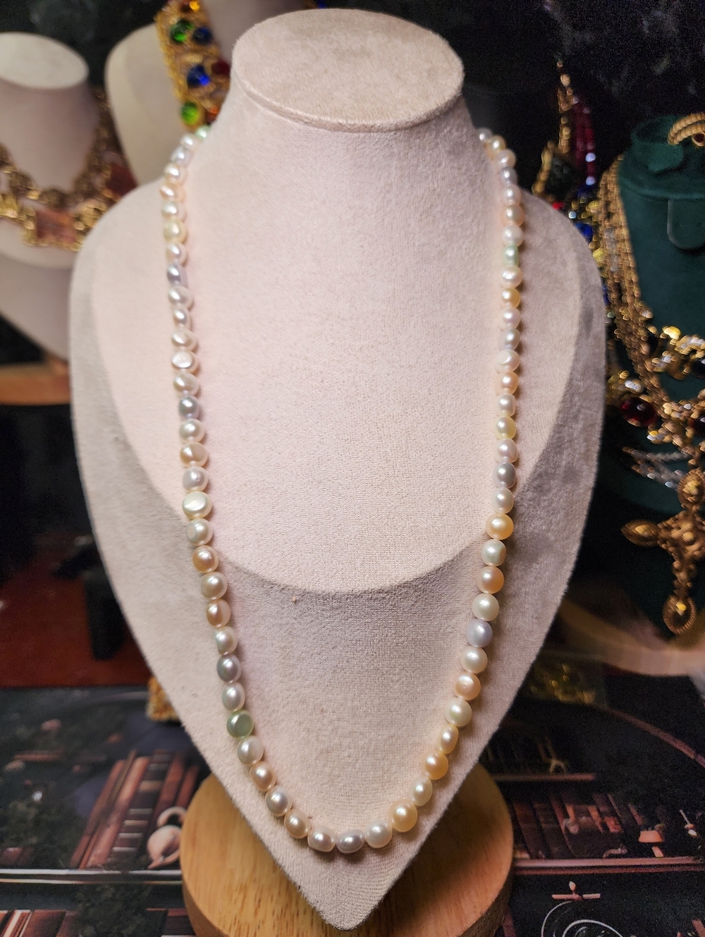 Reseller Freshwater Pearl Necklace Lot Of 4 - Picture 6 of 7